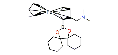 Bicyclohexyl-1,1'-diol 2-(N,N-dimethylaminomethyl)-ferroceneboronate